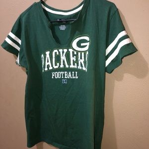 Packers V-Neck Tee💚🏈💛
